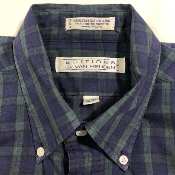 Editions Van Heusen Blue Button Down Shirt | 16 - Picture 3 of 7